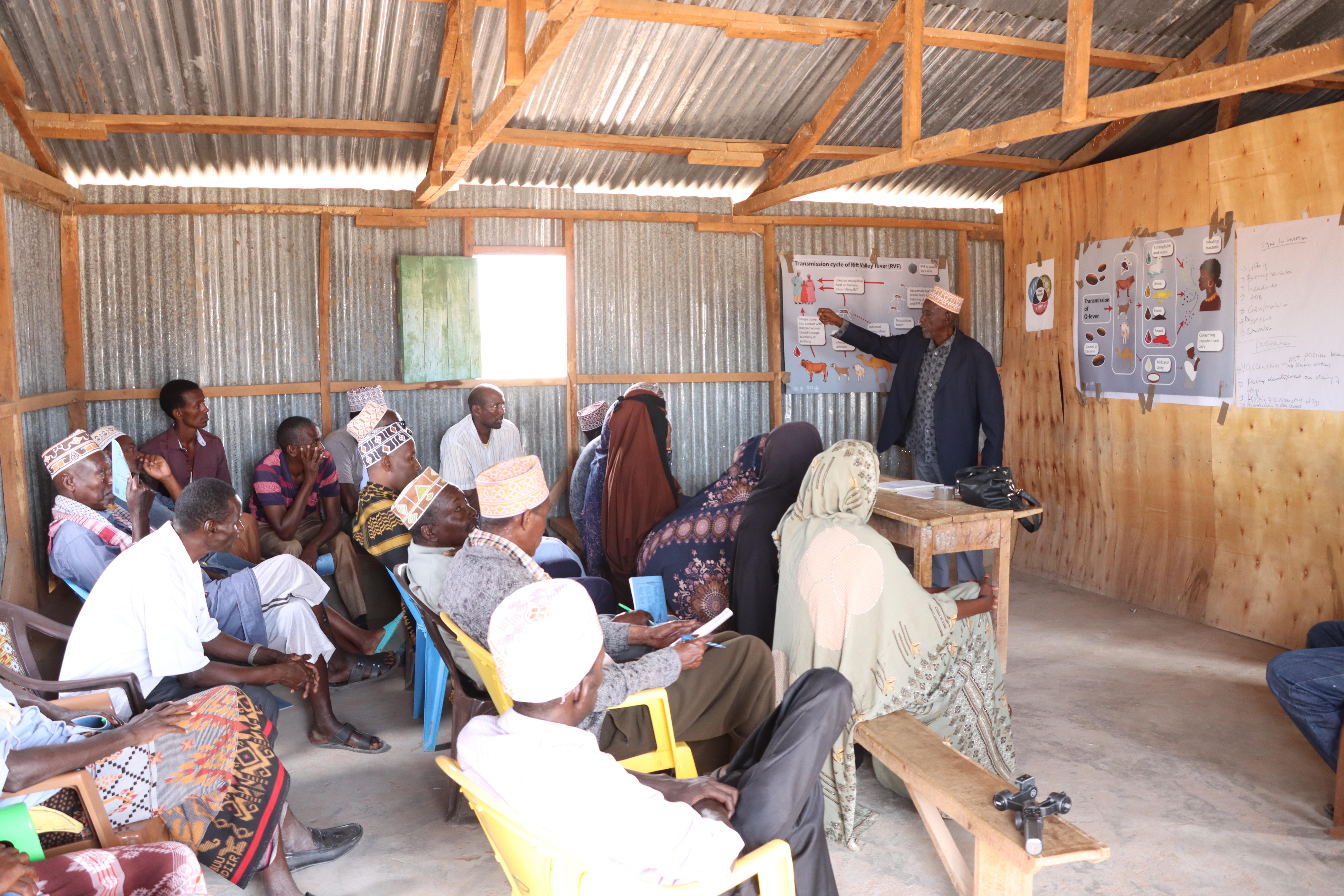A One Health training session held in Isiolo County, Kenya