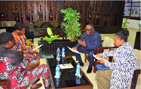 CGIAR directors general at the meeting in Ibadan, Nigeria (photo credit: ILRI/ Folusho Onifade).