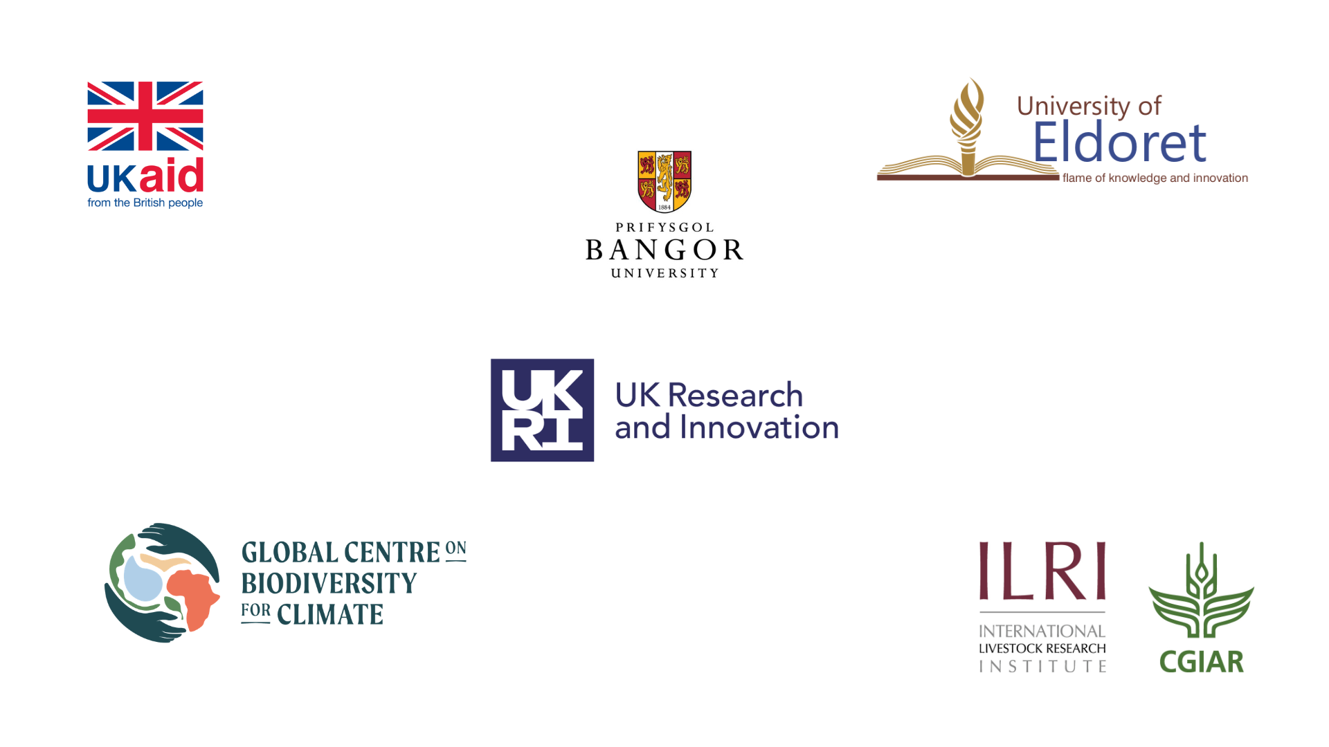 Partners: UKRI | GCBC | Bangor University | UKAID | ODA | ILRI | University of Eldoret
