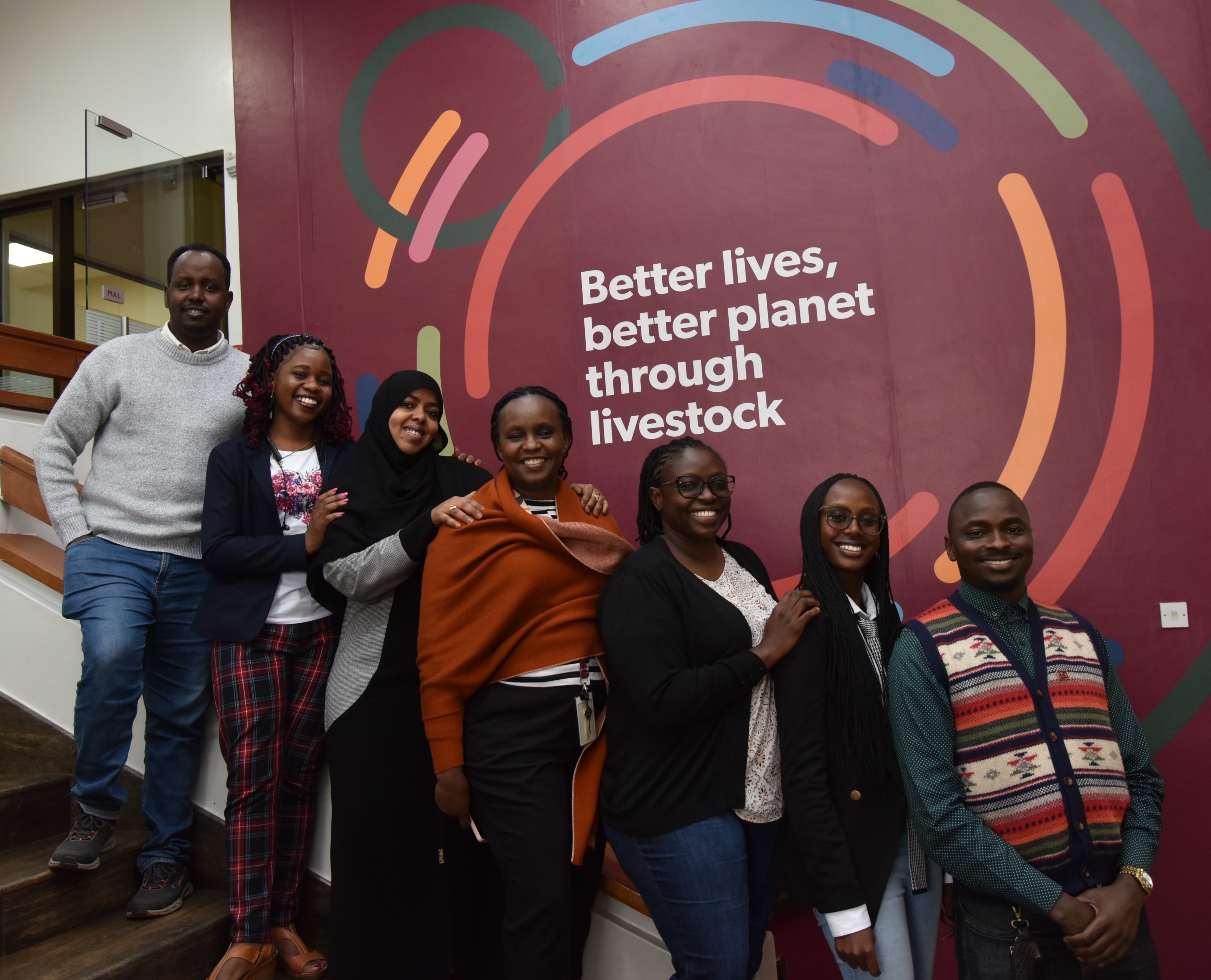Issa Farah, Sharon Nalubega, Tahira Mohammed, Cap Dev's Leah Symekher, Juliet Masiga, Evalyne Gichuki, and Cap Dev's Marvin Wasonga