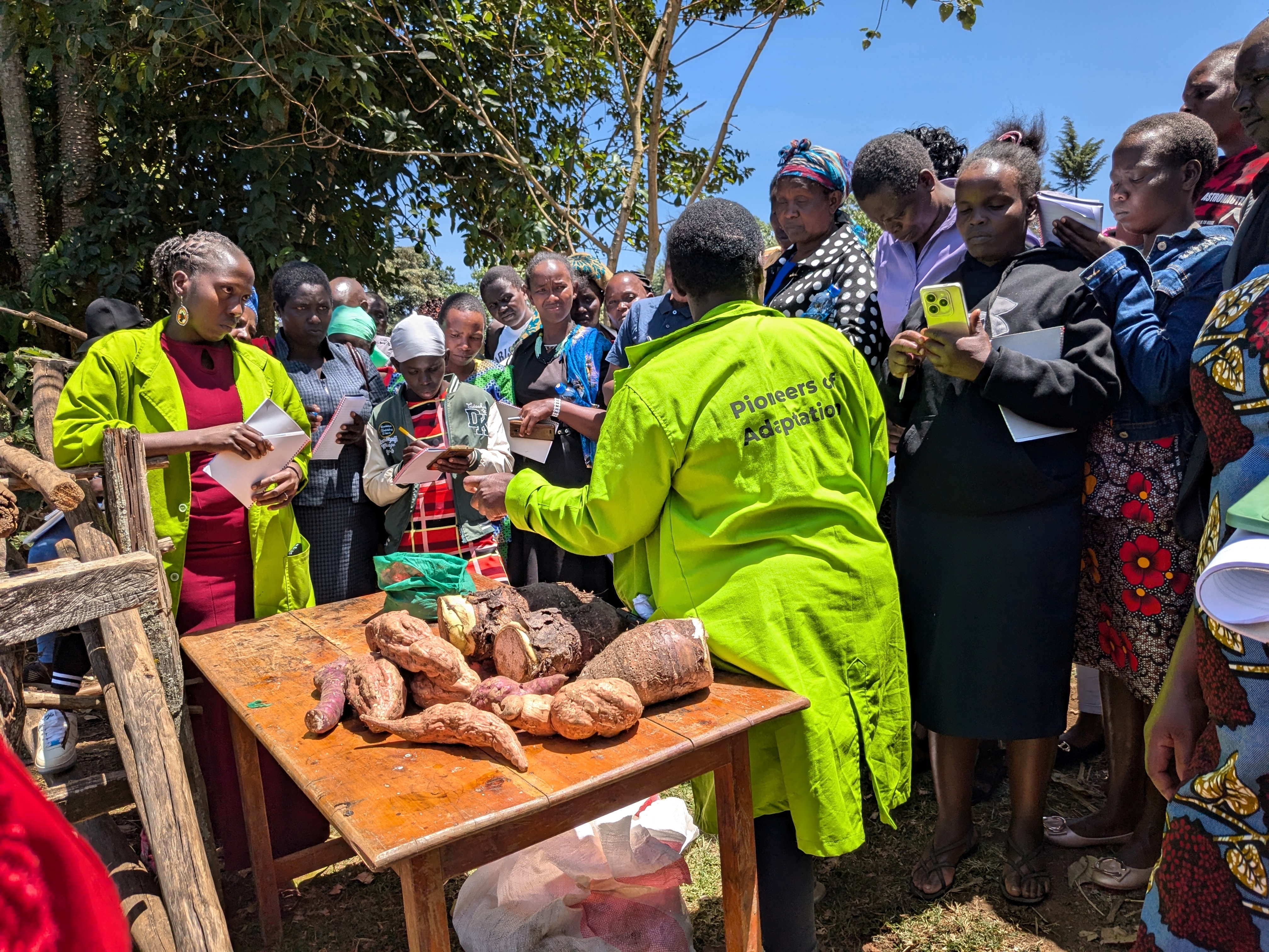 Doreen Mitey at a farmer field day