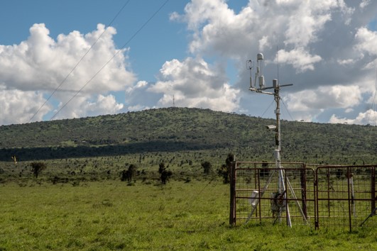 Kapiti tower during the rainy season