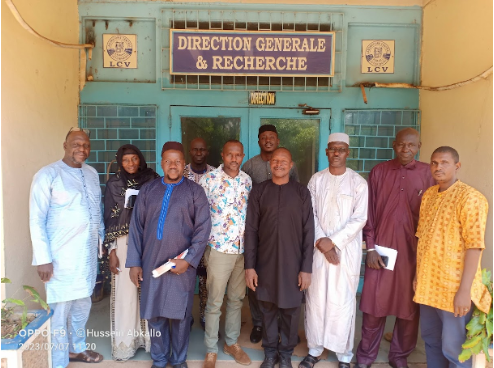 Members of the Laboratoire Central Vétérinaire, in Bamako, Mali 