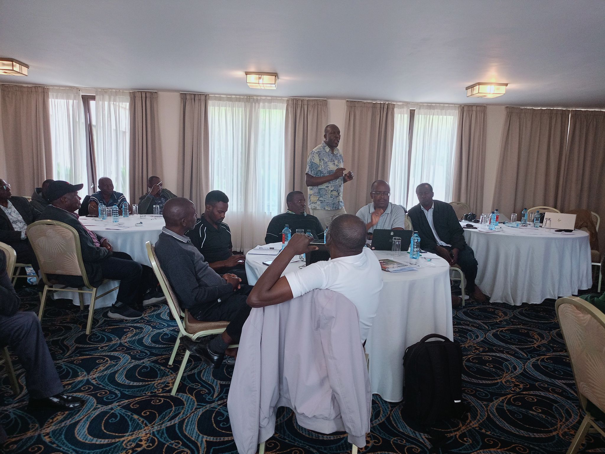 James Rao, ILRI scientist leading the discussion