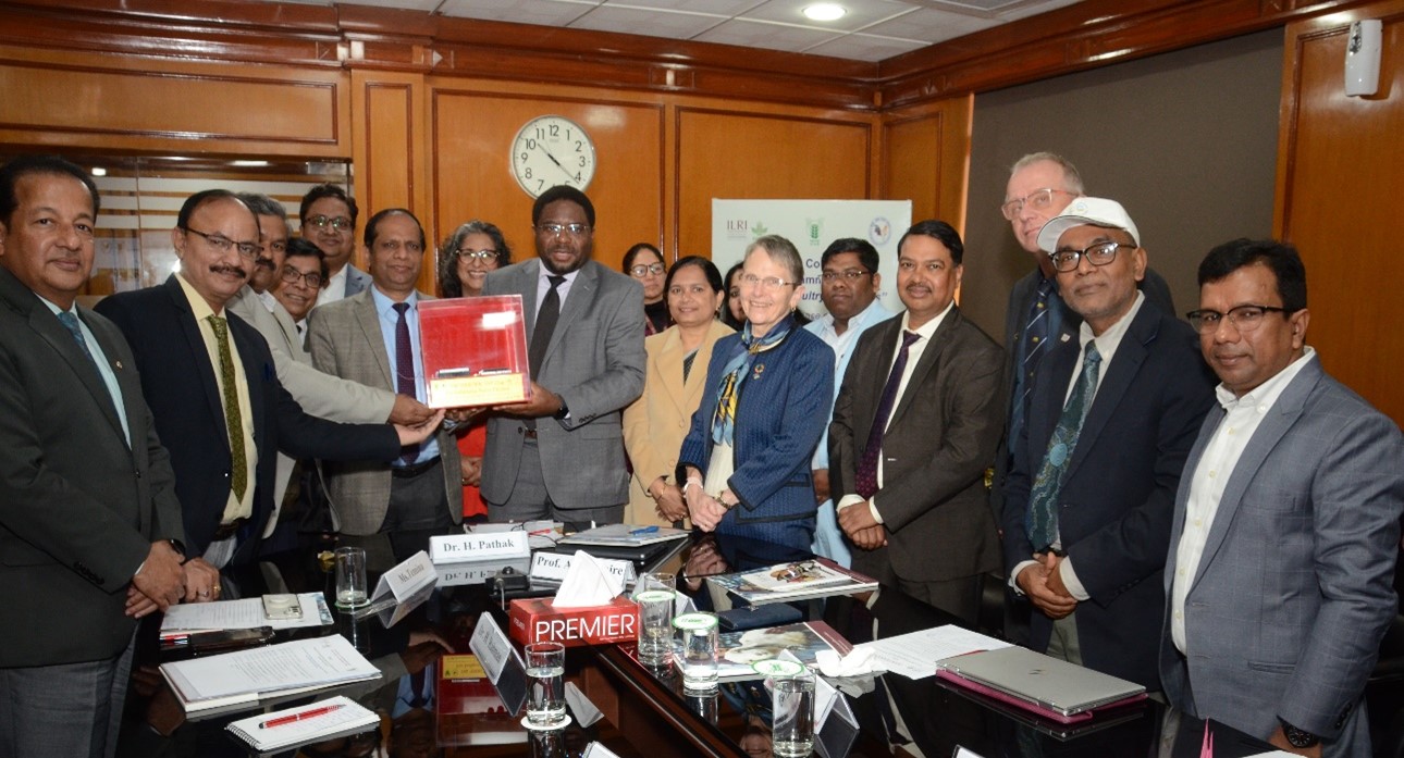Photo taken during the launching of the SNP Chip (photo credit: ILRI/ South Asia)