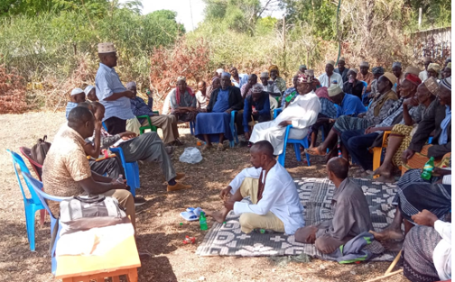 Community feedback session in Kinna ward