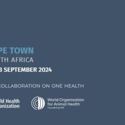 8th World One Health Congress, 20 to 23 September 2024, Cape Town, South Africa.
