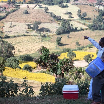 Locating randomly selected households