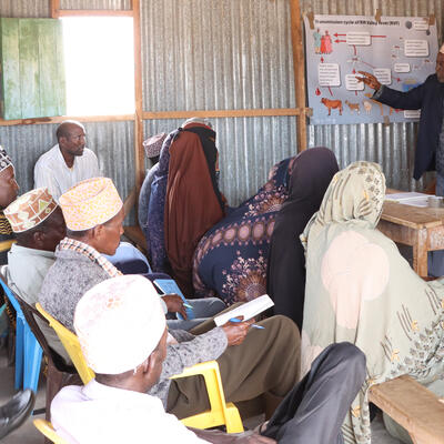 communiity training session in Merti, Isiolo County, Kenya