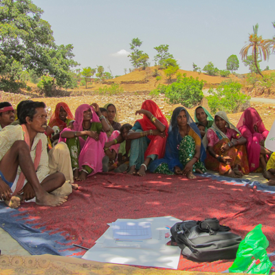 Workshop attended by women in India