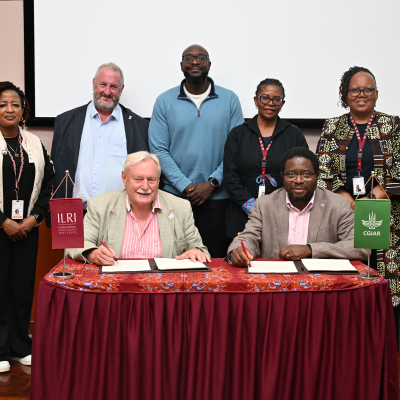 Group photo after the ILRI-SRUC MoU signing, 11 September 2026 (Photo by Wangari ILRI)
