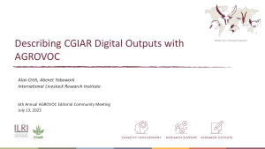 2023-07-13 Describing CGIAR Digital Outputs with AGROVOC.pdf.jpg