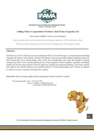 Cadilhon and Kobusingye 2014 Adding value to aquaculture.pdf.jpg