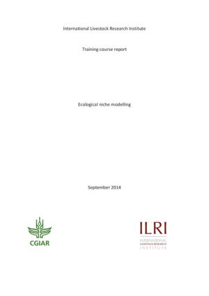Ecological niche modelling training report.pdf.jpg