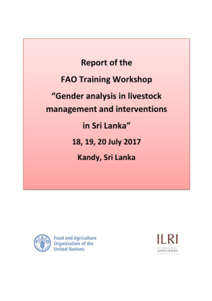 Gender analysis in livestock management and interventions in Sri Lanka - Kandy July 2017 - Training report.pdf.jpg