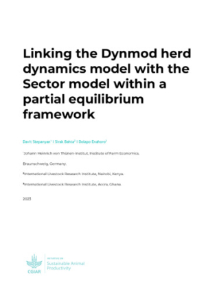 Linking the Dynmod herd dynamics model with the Sector model within a partial equilibrium framework SAPLING template.pdf.jpg