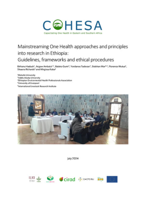 Mainstreaming One Health approaches and principles into research in Ethiopia Guidelines, frameworks and ethical procedures.pdf.jpg