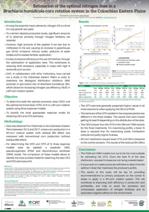 Muñoz et al. 2019. Estimation of the optimal nitrogen dose in a Brachiaria humidicola-corn rotation system in the Colombian Eastern Plains web.pdf.jpg