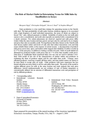 Ngigi et al-2000-Market outlet & milk sales-AAEA.pdf.jpg