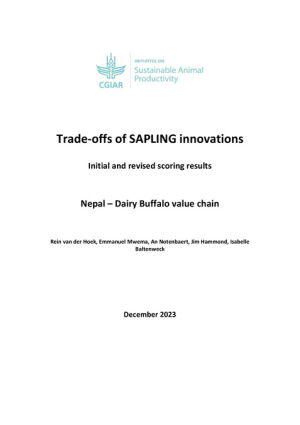SAPLING Trade-off scoring report Nepal - dairy buffaloes 231223.pdf.jpg