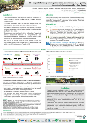 The Impact of Management Practices on Pre-Mortem Meat Quality along the Colombian Cattle Value Chain POSTER.pdf.jpg