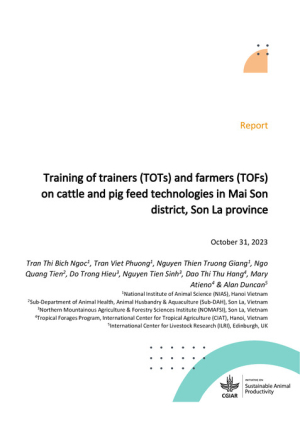 Training of trainers (TOTs) and farmers (TOFs) on cattle and pig feed technologies in Mai Son district, Son La province.pdf.jpg
