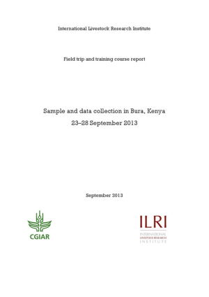Training report - Sample and data collection in Bura.pdf.jpg