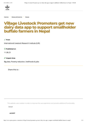 Village Livestock Promoters get new dai...older buffalo farmers in Nepal - CGIAR.pdf.jpg