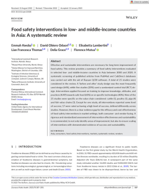 Zoonoses and Public Health - 2023 - Kwoba - Food safety interventions in low‐ and middle‐income countries in Asia A.pdf.jpg