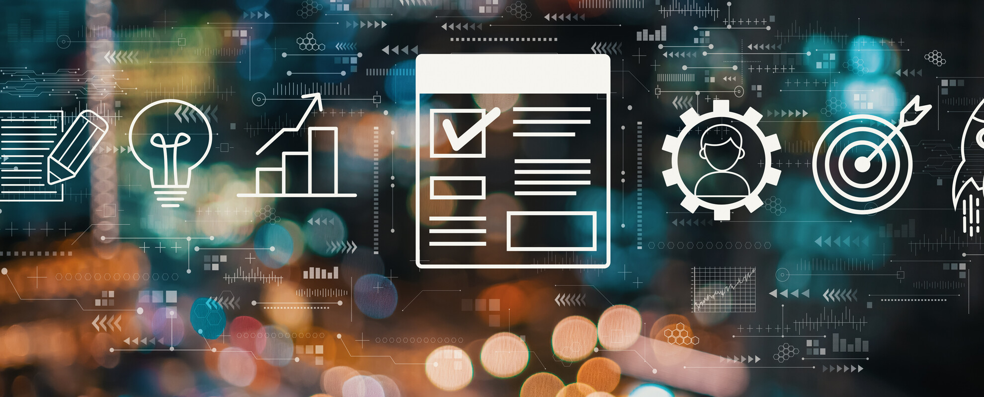 Stock photo of action points illustration