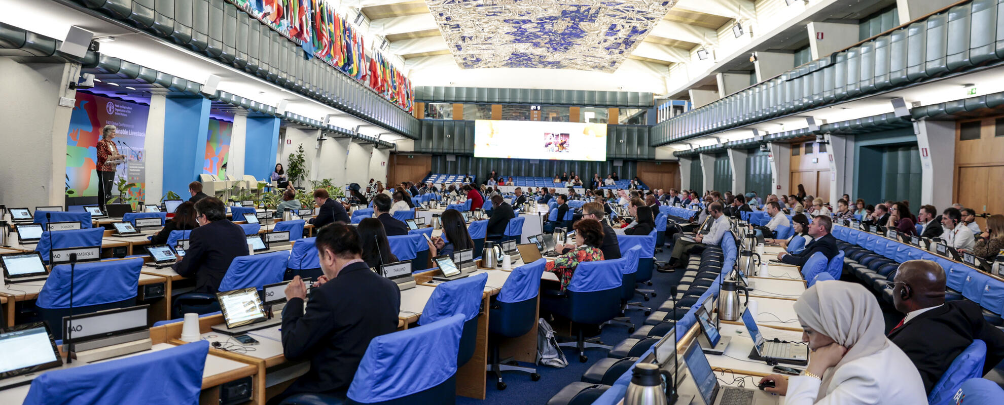 Delegates at the FAO conference
