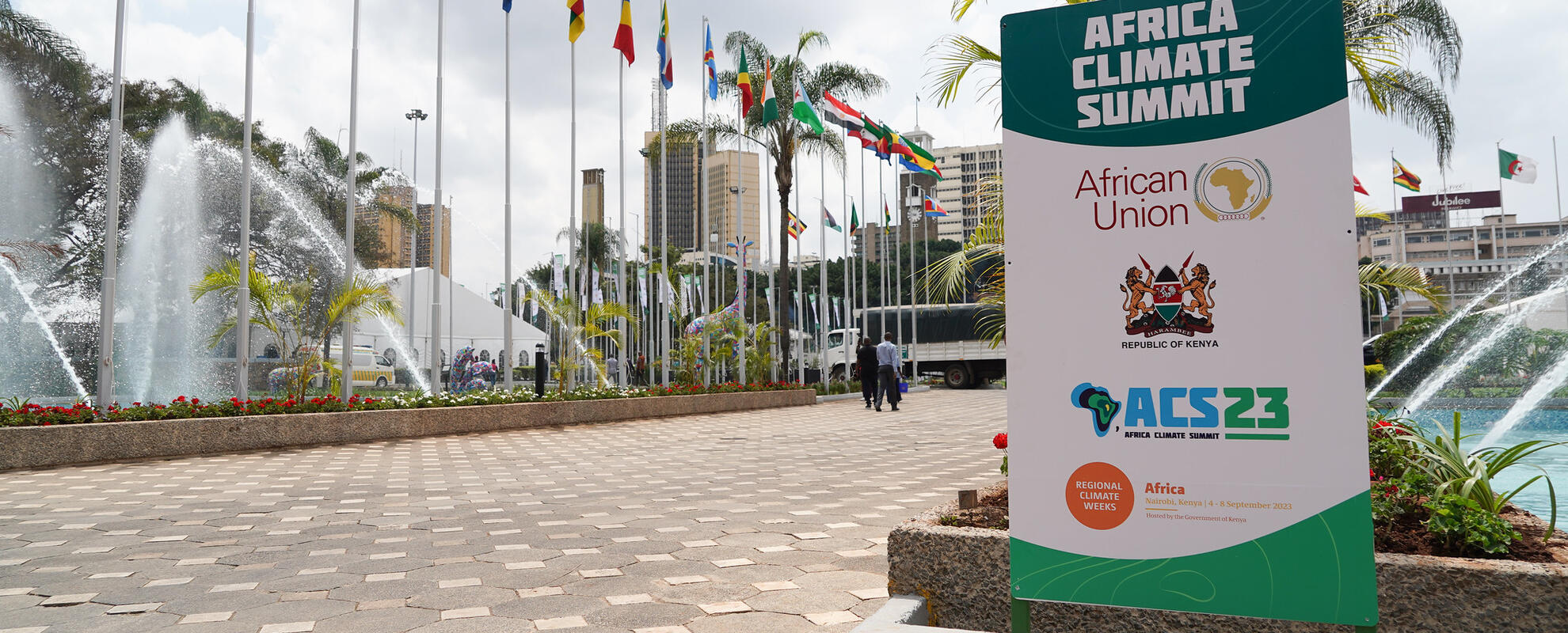 Around the venue at Africa Climate Summit. Photo credit: UNFCCC/Lucia Vasquez-2
