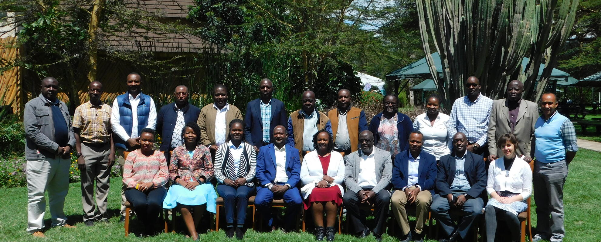 Attendees of the Rift Valley fever contingency plan meeting in Naivasha, on 22 November 2023 (photo credit: ILRI/ Fenja Tramsen).