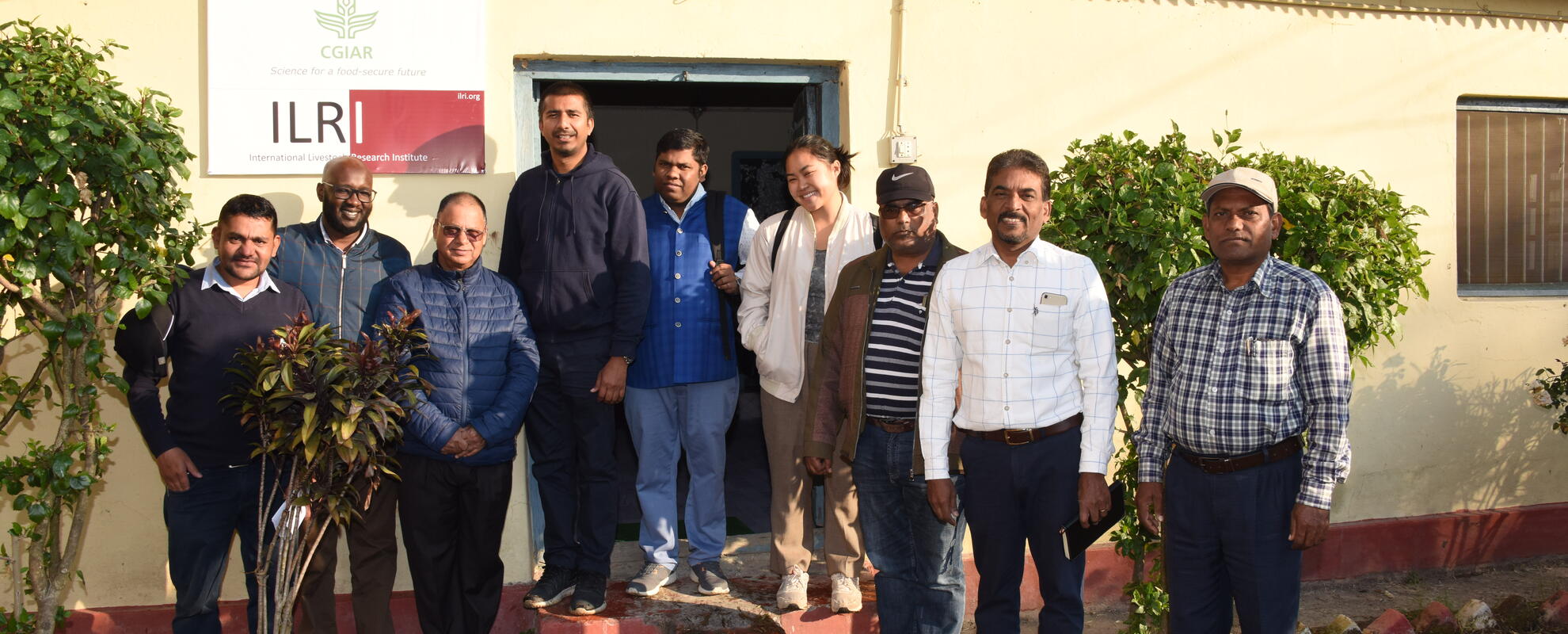 SAPLING Bhaisi team at the ILRI office in Itahari, Nepal (ILRI / Nils Teufel)