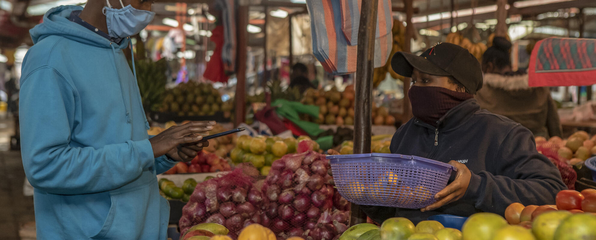 Market place in Kenya