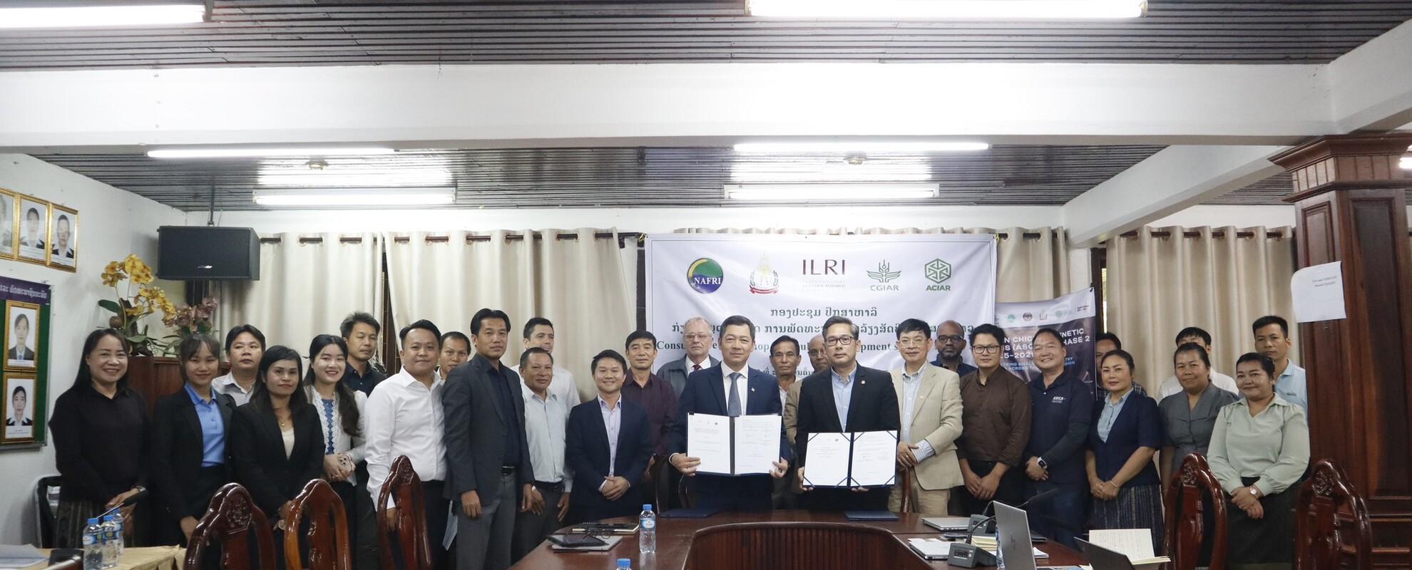 NAFRI and ILRI signed a Memorandum of Understanding (MOU)