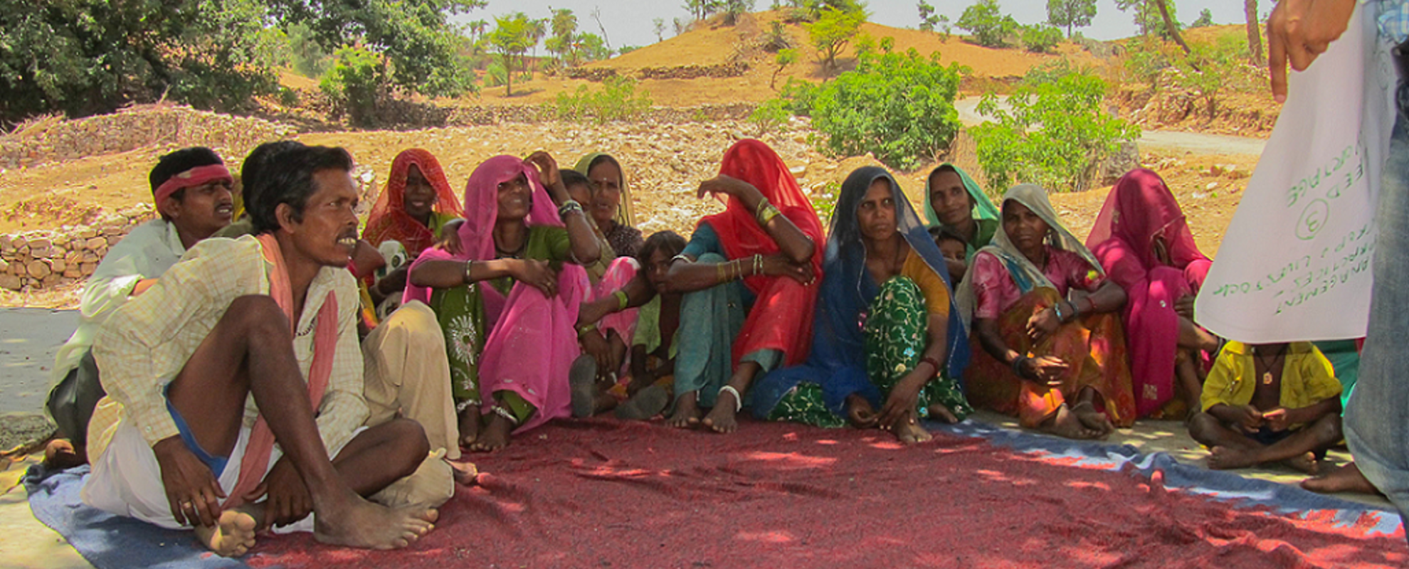 Workshop attended by women in India
