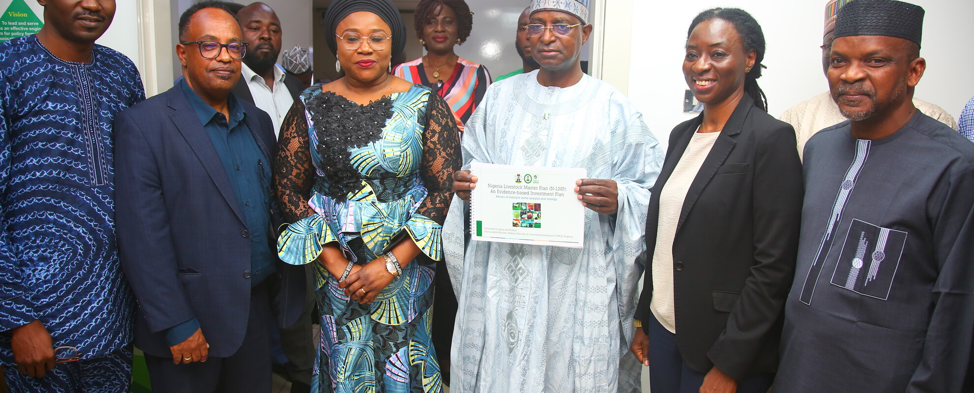 ILRI LMP team and FMLD minister and PS