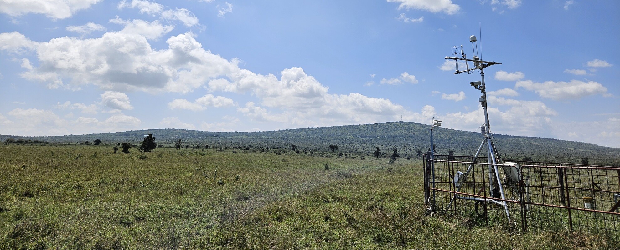 Eddy Covariance tower at Kapiti Research Station during the wet season