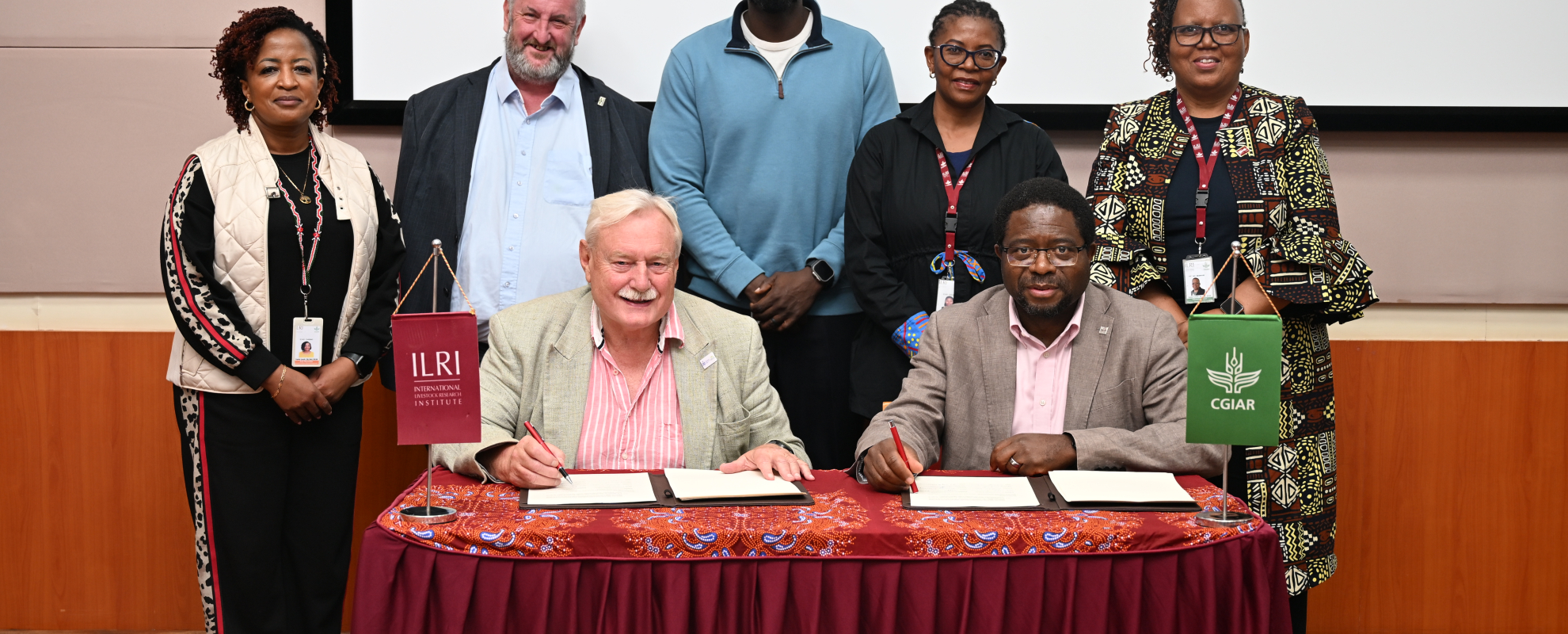 Group photo after the ILRI-SRUC MoU signing, 11 September 2026 (Photo by Wangari ILRI)