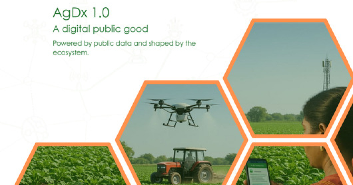 AgDx 1.0: A digital public good powered by public data and shaped by ...