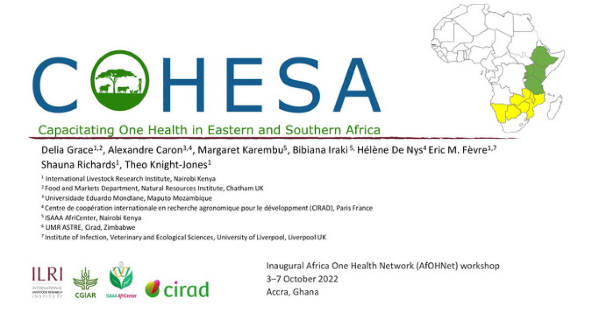 Capacitating One Health in Eastern and Southern Africa