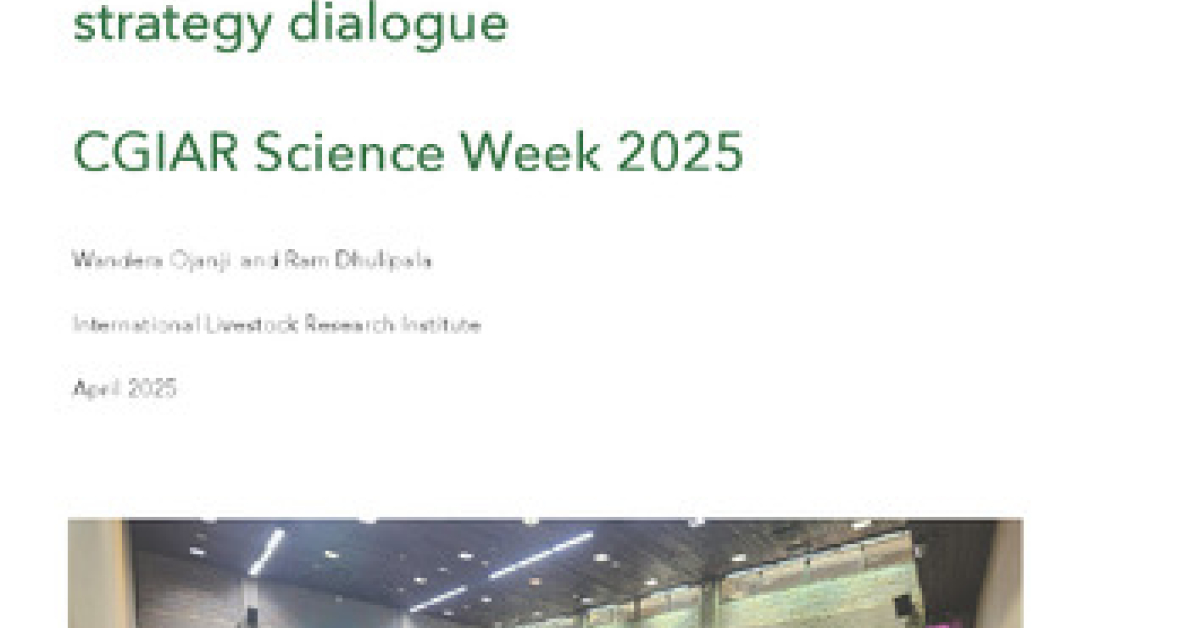 Report of CGIAR Digital Transformation Accelerator Strategy dialogue