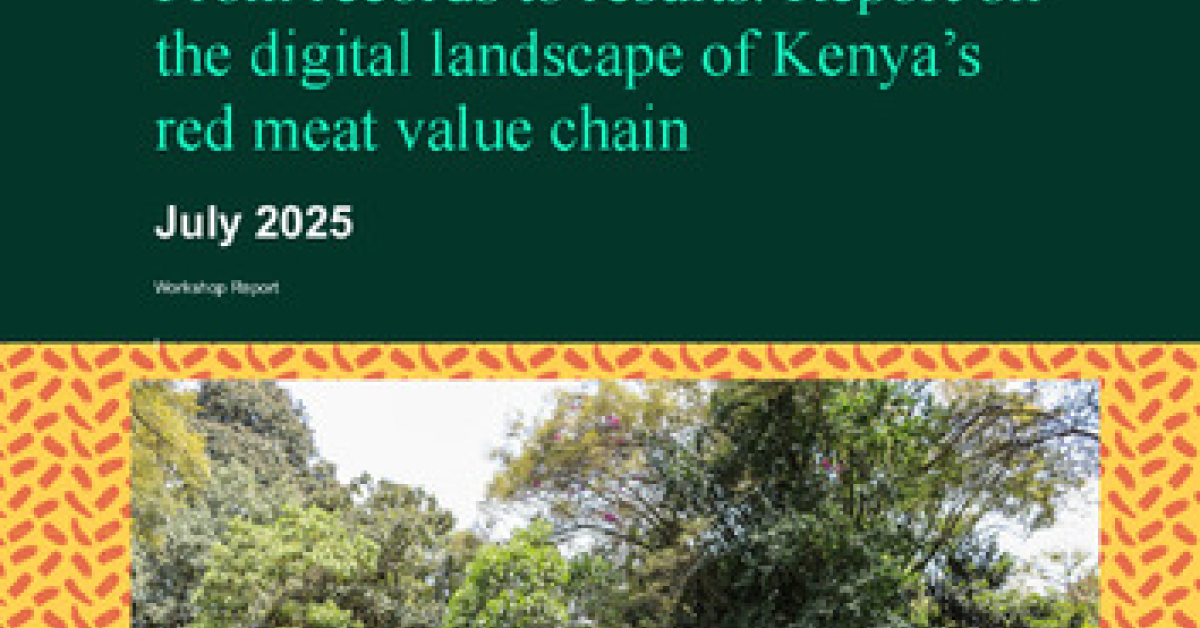 From records to results: Report on the digital landscape of Kenya’s red ...