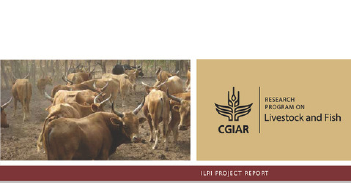 Sustainable management of endemic ruminant livestock of West Africa and ...
