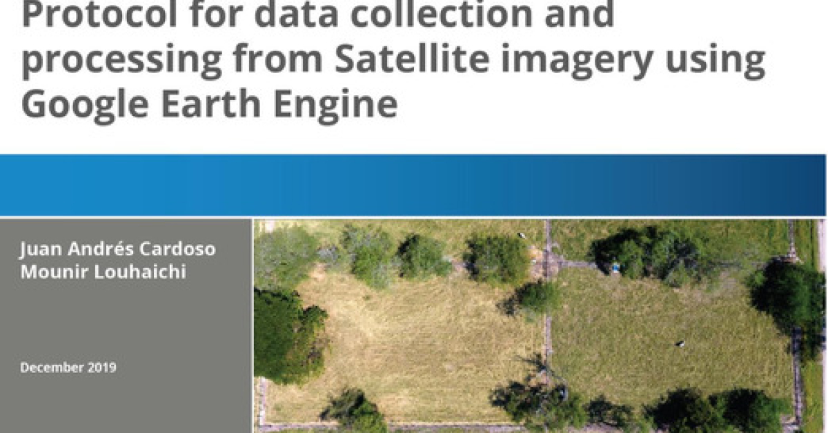 Protocol for data collection and processing from Satellite imagery ...