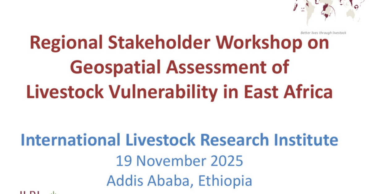 The Importance of Spatial Risk Mapping for Livestock Systems in Eastern ...