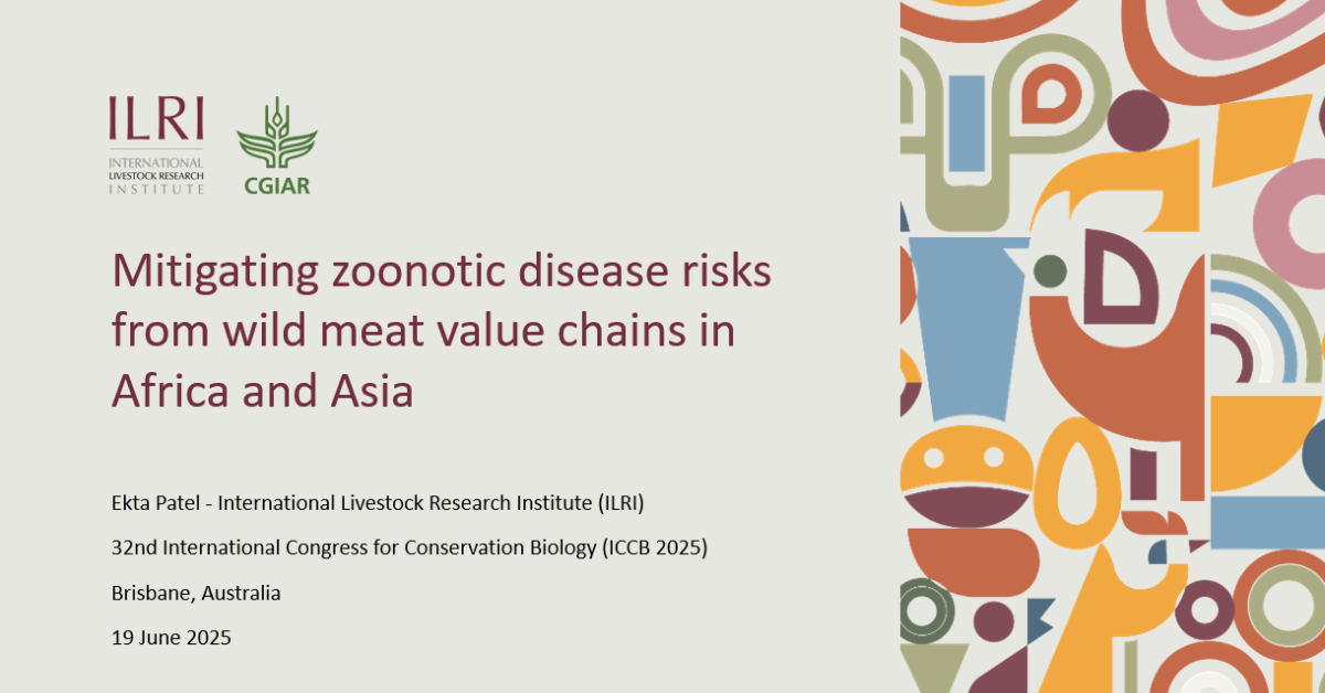 Wild Risk Mitigating zoonotic disease risks from wild meat value chains in Africa ...