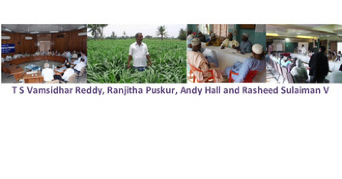 Fodder Project Applying innovation system principles to fodder scarcity: Experiences ...