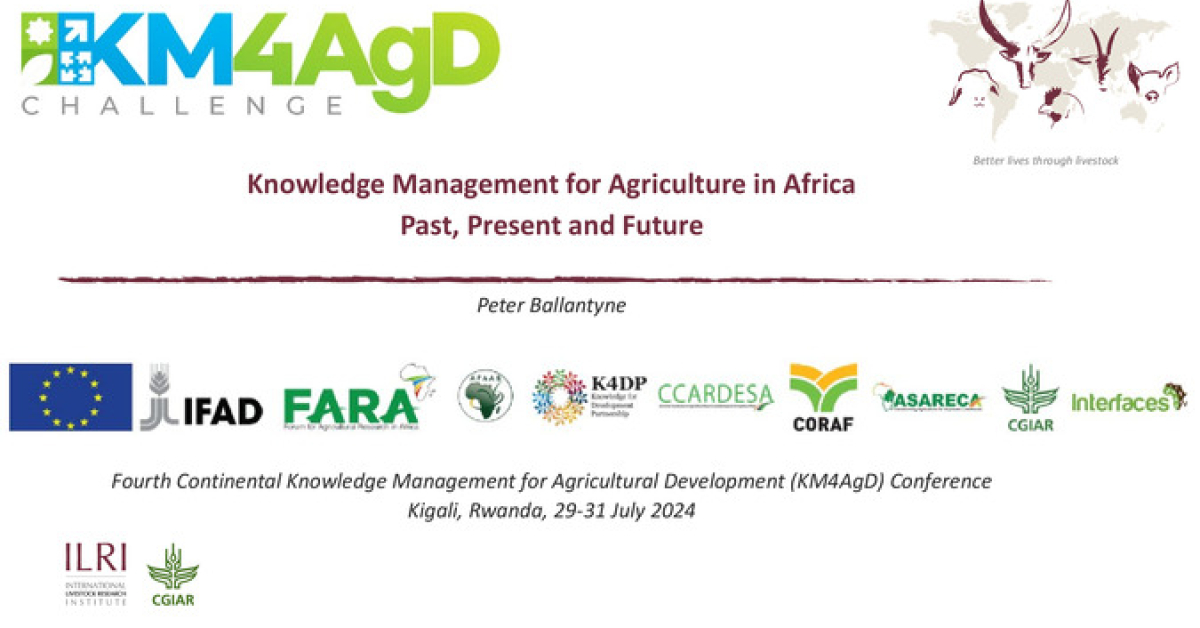 Knowledge Management for Agriculture in Africa: Past, Present and Future